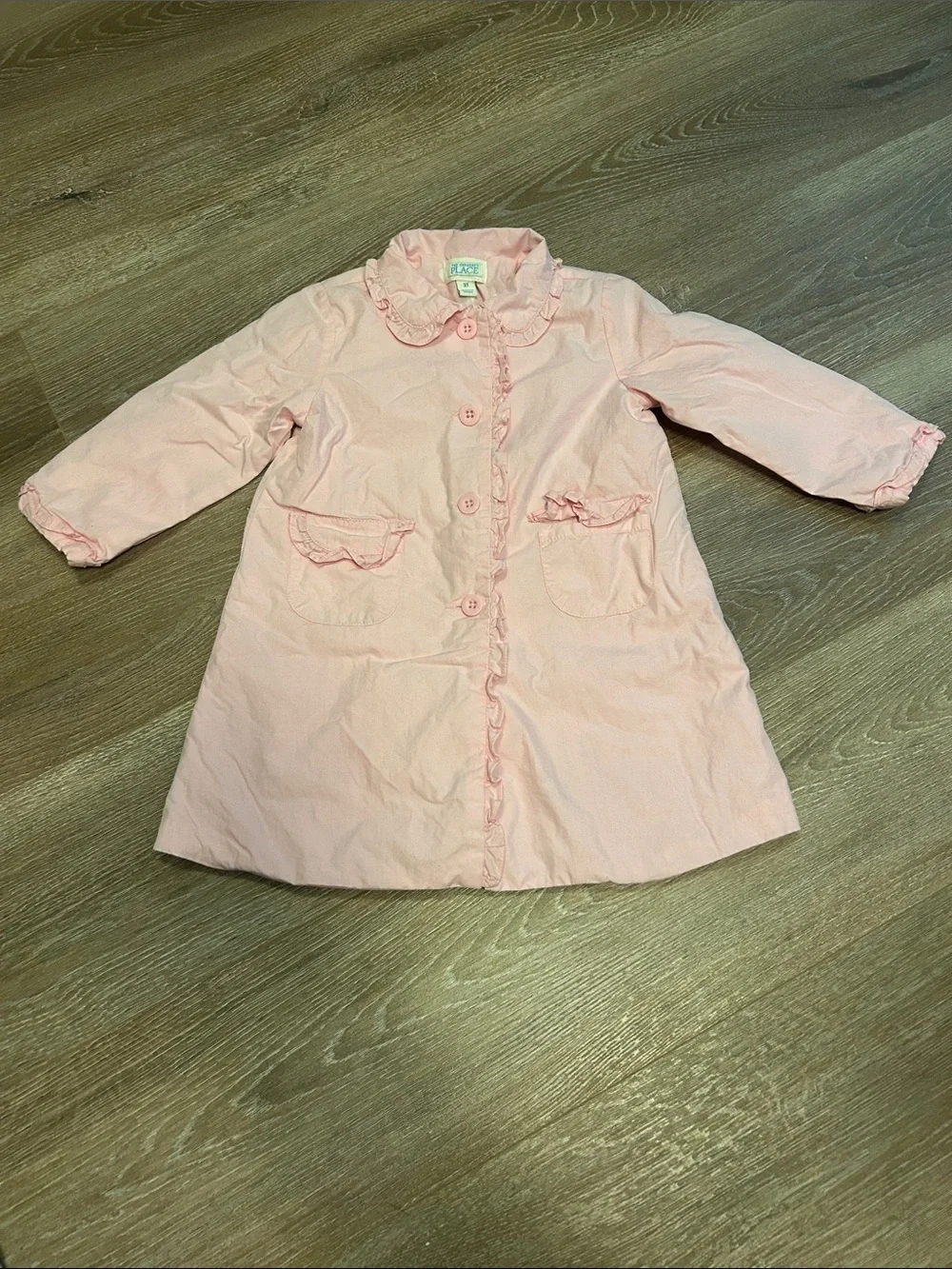 The Children’s Place Pink Ruffle-Trim Kids Jacket